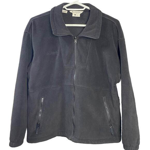 90s Y2K Columbia Bugaboo Winter Jacket Men's Large Black Blue Green - Picture 4 of 8